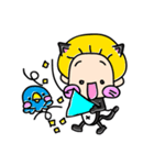 まろの森王国。番外・ずらにゃん～其の2（個別スタンプ：22）
