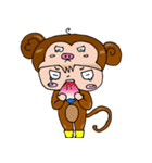 I'm a little monkey1（個別スタンプ：34）