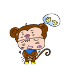 I'm a little monkey1（個別スタンプ：37）