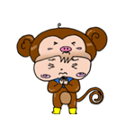 I'm a little monkey1（個別スタンプ：40）