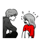 Manga couple in love 5（個別スタンプ：3）