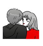 Manga couple in love 5（個別スタンプ：21）