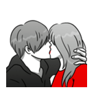Manga couple in love 5（個別スタンプ：26）