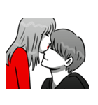 Manga couple in love 5（個別スタンプ：28）