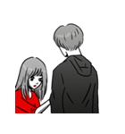 Manga couple in love 5（個別スタンプ：33）