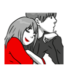 Manga couple in love 5（個別スタンプ：37）