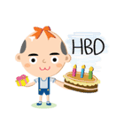 The little bald boy（個別スタンプ：31）