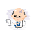 The little bald boy（個別スタンプ：34）