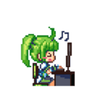 Mintchan Pixelart（個別スタンプ：9）