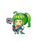 Mintchan Pixelart（個別スタンプ：21）