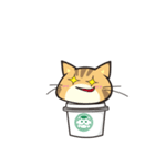 カフェ猫 by 缶猫（個別スタンプ：18）