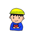 プライ仙人とエビプライくん（個別スタンプ：18）