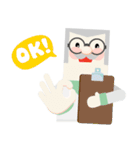 Dr. Gambac ＆ Kamio Fin Stickers（個別スタンプ：5）