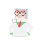Dr. Gambac ＆ Kamio Fin Stickers（個別スタンプ：18）