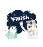 Dr. Gambac ＆ Kamio Fin Stickers（個別スタンプ：38）