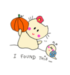 Dinkyneko ＆ Friends #7 Autumn ＆Halloween（個別スタンプ：11）