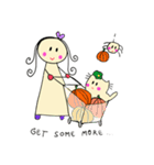 Dinkyneko ＆ Friends #7 Autumn ＆Halloween（個別スタンプ：12）