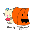 Dinkyneko ＆ Friends #7 Autumn ＆Halloween（個別スタンプ：33）