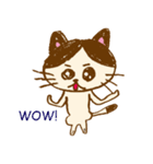青のねこちゃん！（個別スタンプ：27）