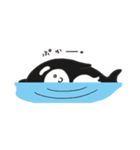 働け！シャチくま（個別スタンプ：6）