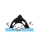 働け！シャチくま（個別スタンプ：8）