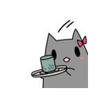 ゆるっとみあねこ（個別スタンプ：4）