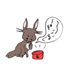 チョコタンチワワのかごめ（個別スタンプ：5）