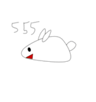 Shirokun Little White Rabbit（個別スタンプ：21）