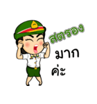 Soldier Thai Girl（個別スタンプ：5）