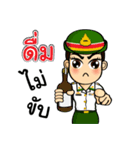 Soldier Thai Girl（個別スタンプ：12）