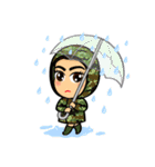 Soldier Thai Girl（個別スタンプ：32）