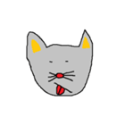 猫「みゃお～。」（個別スタンプ：17）