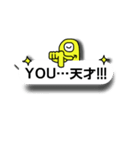 ペーパーにょろゴースト【吹き出し】（個別スタンプ：24）