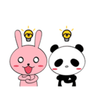 伝えるウサギ伝わるパンダ（個別スタンプ：34）