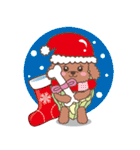 The fabulous world of red poodle- GuaGua（個別スタンプ：1）