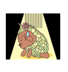 The fabulous world of red poodle- GuaGua（個別スタンプ：10）