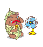 The fabulous world of red poodle- GuaGua（個別スタンプ：19）