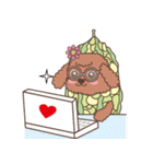 The fabulous world of red poodle- GuaGua（個別スタンプ：22）
