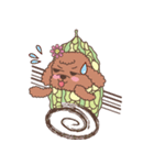 The fabulous world of red poodle- GuaGua（個別スタンプ：25）