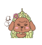 The fabulous world of red poodle- GuaGua（個別スタンプ：35）