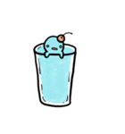 溶菓子 溶けソーダ（個別スタンプ：17）