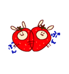 いちごウサギの日常（個別スタンプ：7）