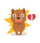 Puffy Lion Dog（個別スタンプ：14）