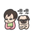 Nini＆Pug（個別スタンプ：1）