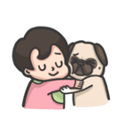 Nini＆Pug（個別スタンプ：9）