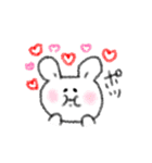 まんぷくうさぎ（個別スタンプ：4）