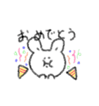 まんぷくうさぎ（個別スタンプ：36）