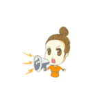 Miss Than clumsy girls（個別スタンプ：15）