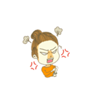 Miss Than clumsy girls（個別スタンプ：16）