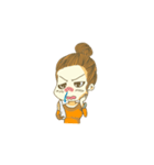 Miss Than clumsy girls（個別スタンプ：29）